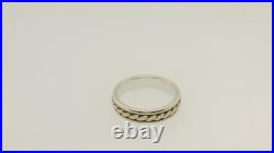 James Avery Retired Braided 14k/925 Band SZ 4.5