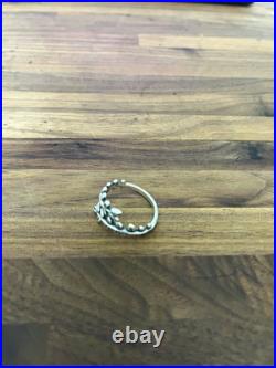 James Avery Retired Budding Vine Ring RG-1955 Sterling Silver 925 Rare