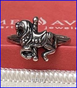 James Avery Retired Carousel Horse Ring