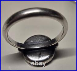 James Avery Retired Compass Life's Journey Sterling Silver 925 Ring Size 8
