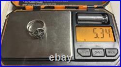 James Avery Retired Compass Life's Journey Sterling Silver 925 Ring Size 8