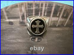 James Avery Retired Cross Ring 10.5