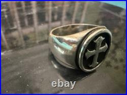 James Avery Retired Cross Ring 10.5