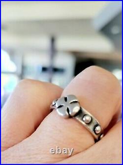 James Avery Retired Cross Ring Size 6.75 Sterling Silver NEAT