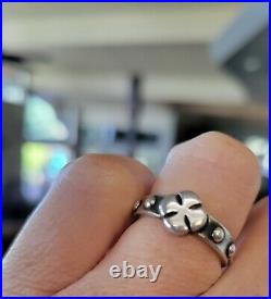 James Avery Retired Cross Ring Size 6.75 Sterling Silver NEAT