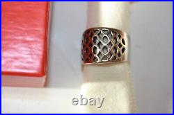 James Avery Retired Cutout Dome Ring 925 Sterling Size 6