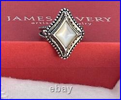 James Avery Retired Dakota Ring (Mother Of Pearl)/Size -6