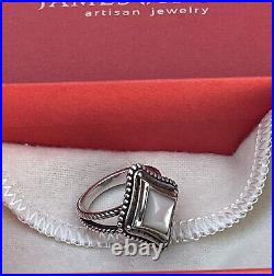 James Avery Retired Dakota Ring (Mother Of Pearl)/Size -6