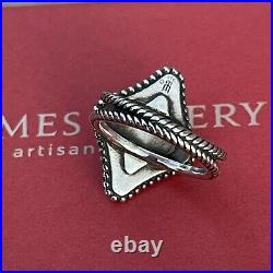 James Avery Retired Dakota Ring (Mother Of Pearl)/Size -6