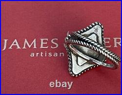 James Avery Retired Dakota Ring (Mother Of Pearl)/Size -6