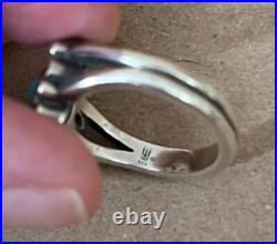 James Avery Retired De Flores Turquoise Flower Ring size 8