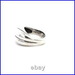 James Avery Retired Dome Style Sterling Silver Ring Size 5