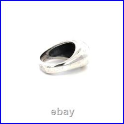James Avery Retired Dome Style Sterling Silver Ring Size 5