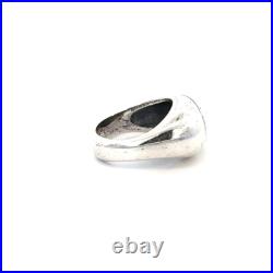James Avery Retired Dome Style Sterling Silver Ring Size 5