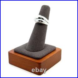 James Avery Retired Dome Style Sterling Silver Ring Size 5