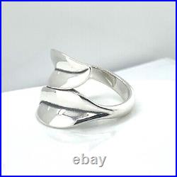 James Avery Retired Double Wrap Leaf Sterling Silver Ring (DG7028101)