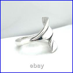 James Avery Retired Double Wrap Leaf Sterling Silver Ring (DG7028101)