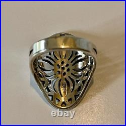 James Avery Retired Flor De Sol Ring Sterling Silver 925 Size 9