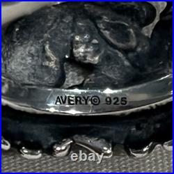 James Avery Retired Floral Cluster Flower Mound Ring 925 Sterling Silver Size 5