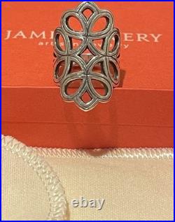 James Avery Retired Floral Tracery Ring