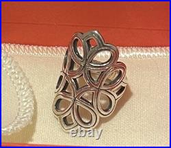 James Avery Retired Floral Tracery Ring