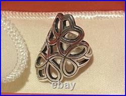 James Avery Retired Floral Tracery Ring