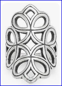 James Avery Retired Floral Tracery Ring