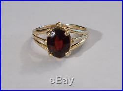 James Avery Retired Garnet Ring 14K Gold