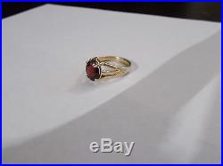 James Avery Retired Garnet Ring 14K Gold