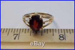 James Avery Retired Garnet Ring 14K Gold