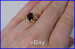 James Avery Retired Garnet Ring 14K Gold