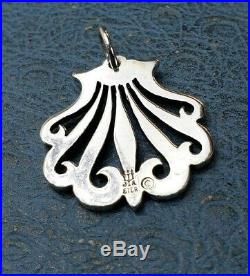 James Avery Retired Gentle Wave Sea Shell Charm. BEACH Theme. Uncut ring