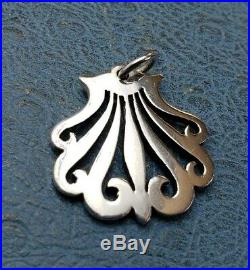 James Avery Retired Gentle Wave Sea Shell Charm. BEACH Theme. Uncut ring