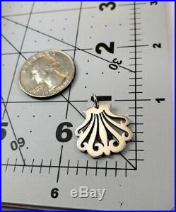 James Avery Retired Gentle Wave Sea Shell Charm. BEACH Theme. Uncut ring