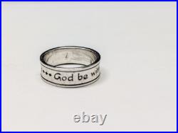 James Avery Retired God be With Us Together and Apart Ring Size 10