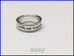 James Avery Retired God be With Us Together and Apart Ring Size 10