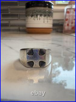 James Avery Retired Greek Cross Ring Size 13