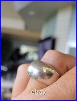 James Avery Retired HEAVY Hammered Dome Ring Size 7 ALMOST 15 GRAMS James Avery Retired HEAVY Hammered Dome Ring Size 7 ALMOST 15 GRAMS