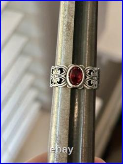 James Avery Retired HTF Hearts And Swirls Ring Size 8.5