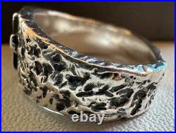 James Avery Retired Hammered Cross Sterling Silver Ring Size 10.5 (20.2 mm)