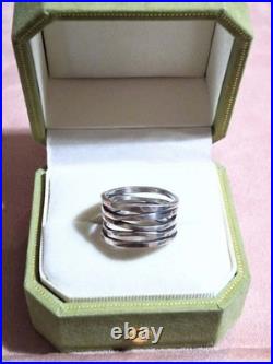 James Avery Retired Hammered Stacked Band Ring Size 7.5