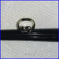 James Avery Retired Heart Knot Ring Size 6
