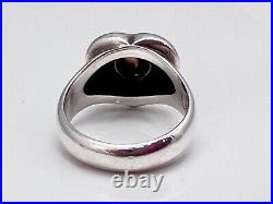 James Avery Retired Heart of Gold Ring 14k and 925 Size 7