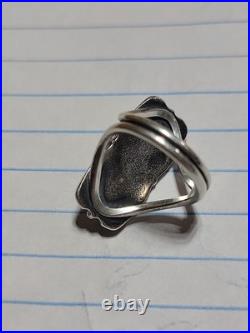 James Avery Retired Heirloom Bronze and Silver Ring Size 6