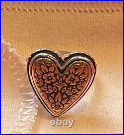 James Avery Retired Heirloom Heart Ring