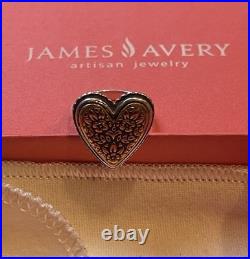 James Avery Retired Heirloom Heart Ring