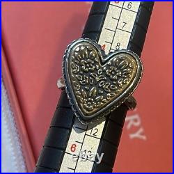 James Avery Retired Heirloom Heart Ring