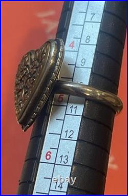 James Avery Retired Heirloom Heart Ring James Avery Retired Heirloom Heart Ring