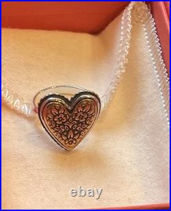 James Avery Retired Heirloom Heart Ring