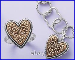 James Avery Retired Heirloom Heart Ring